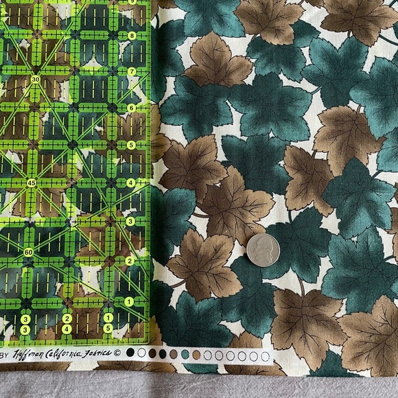 Windsor Collection Fall Fabric, Leaves, Hoffman California, Out of Print Fabric - Picture 5 of 5